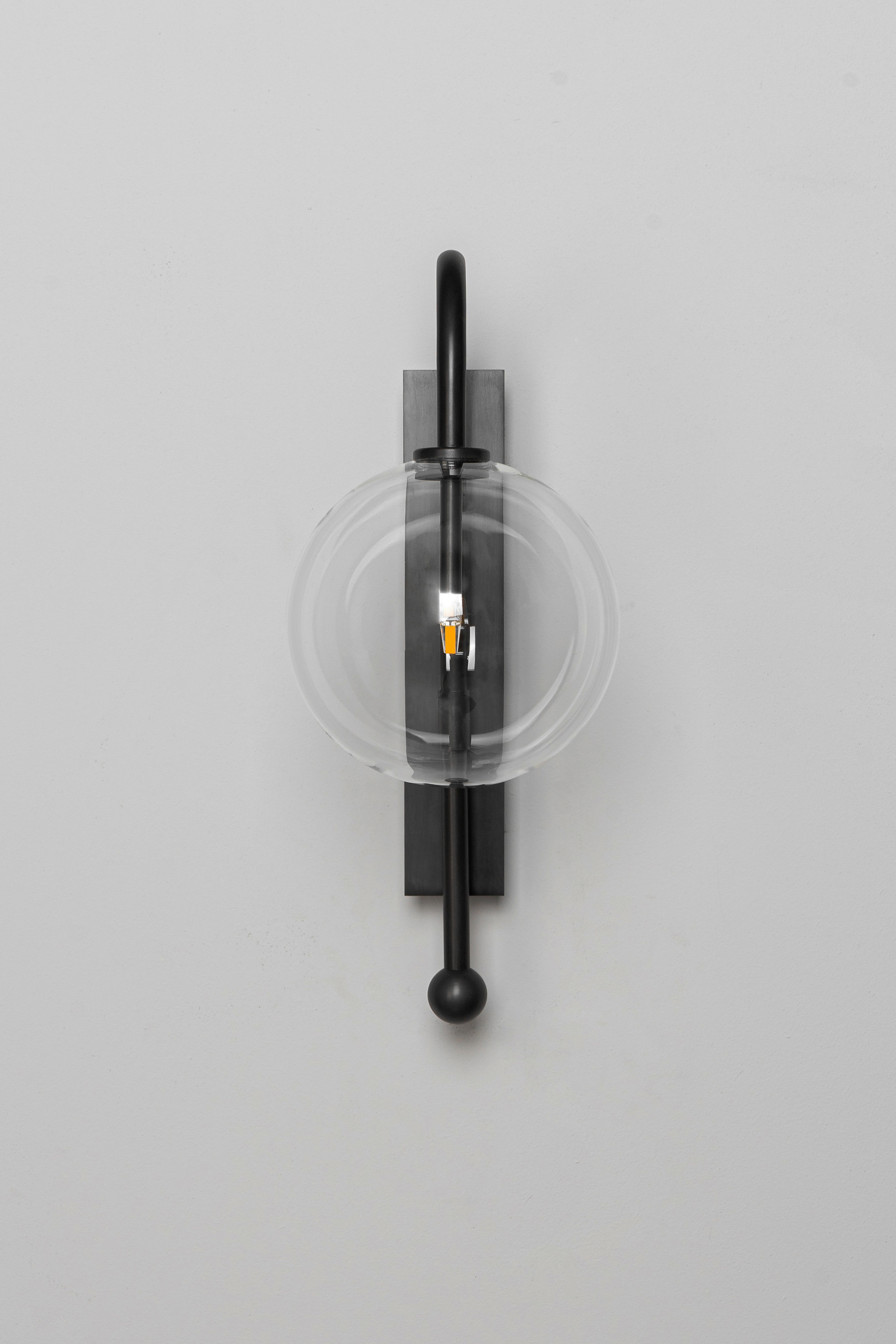 Schwung Naples Transparent Globe Wall Light